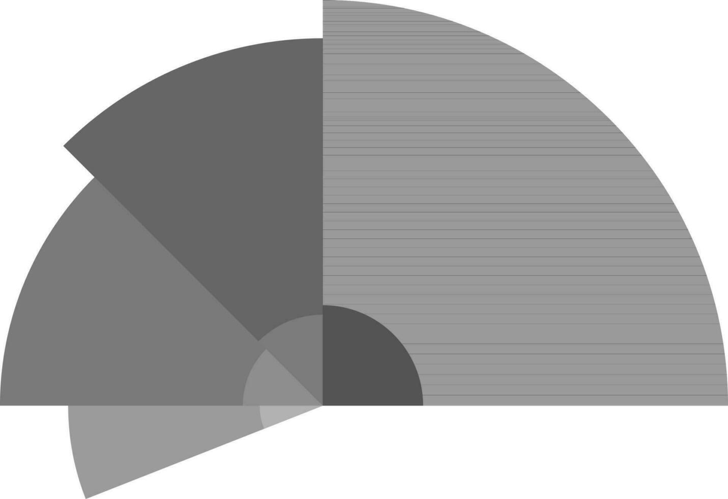 Statistical pie chart infographic element. vector