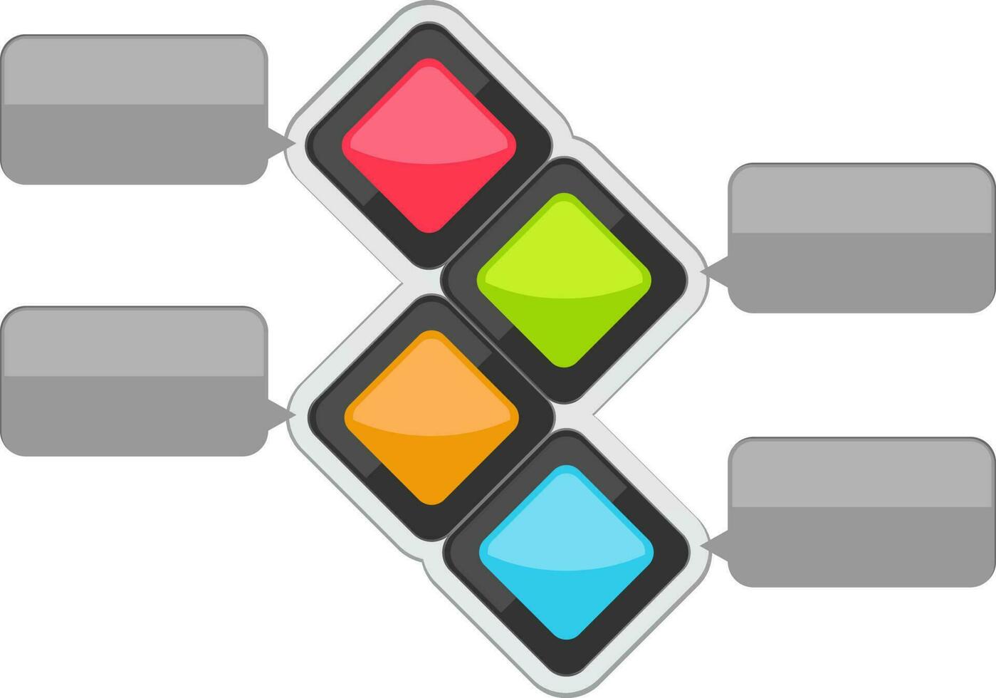 Infographic element for Business presentation. vector