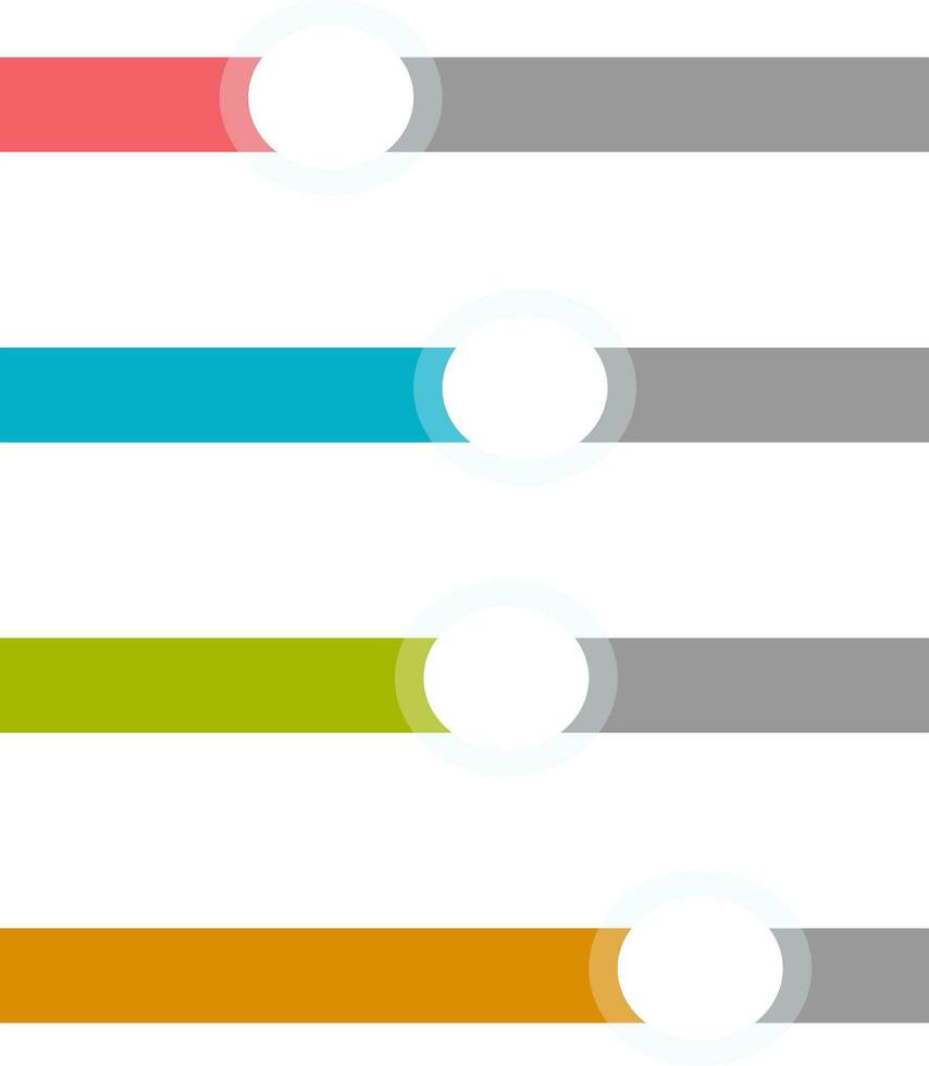 Slider infographic element for Business. vector