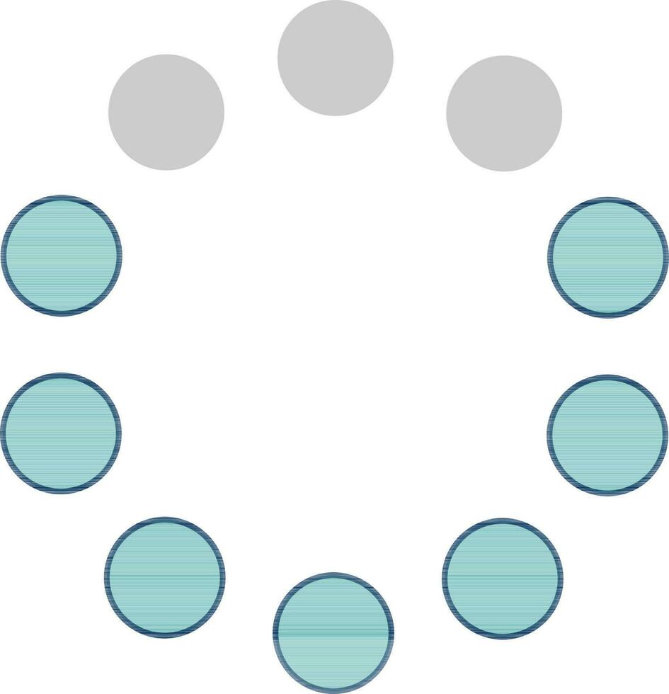 Circle infographic element for Business. vector