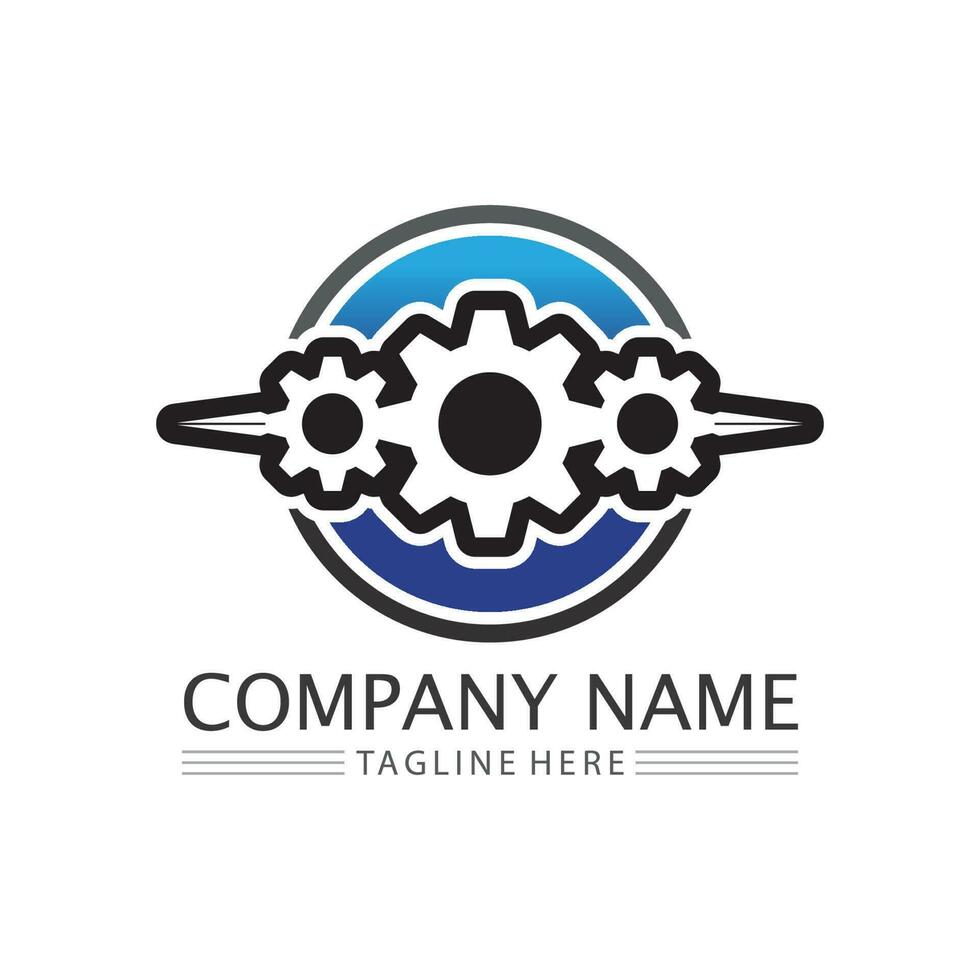 Gear Logo Template vector icon