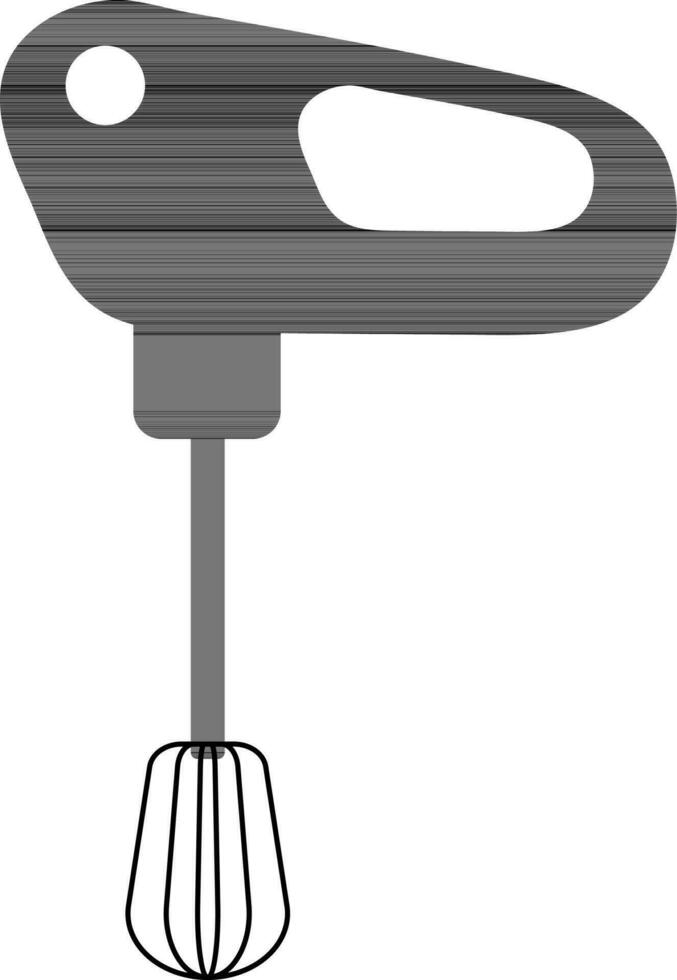 Flat style icon of a electric mixer. vector