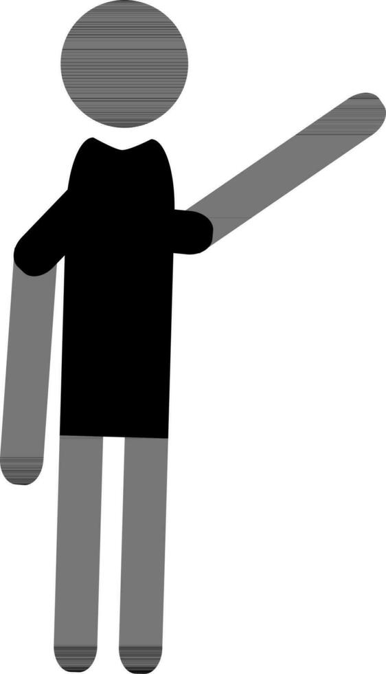 Pictogram of man. vector