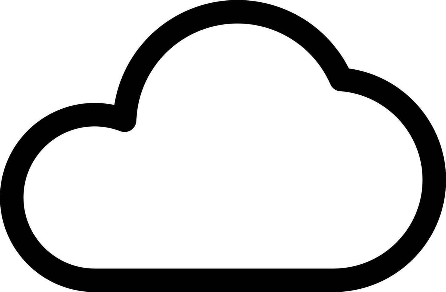 Line art illustration of Cloud icon. 24365595 Vector Art at Vecteezy