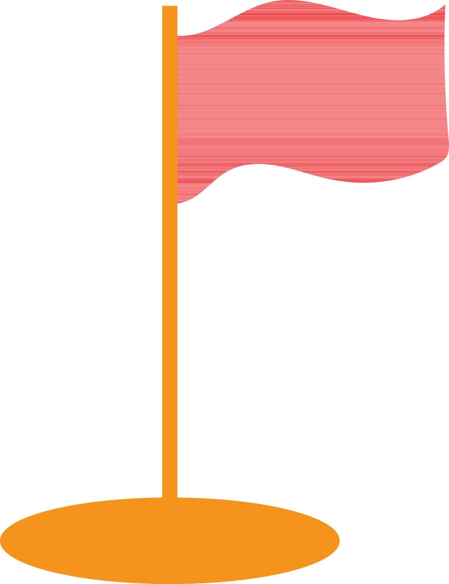 Red and yellow flag in flat style. 24365619 Vector Art at Vecteezy