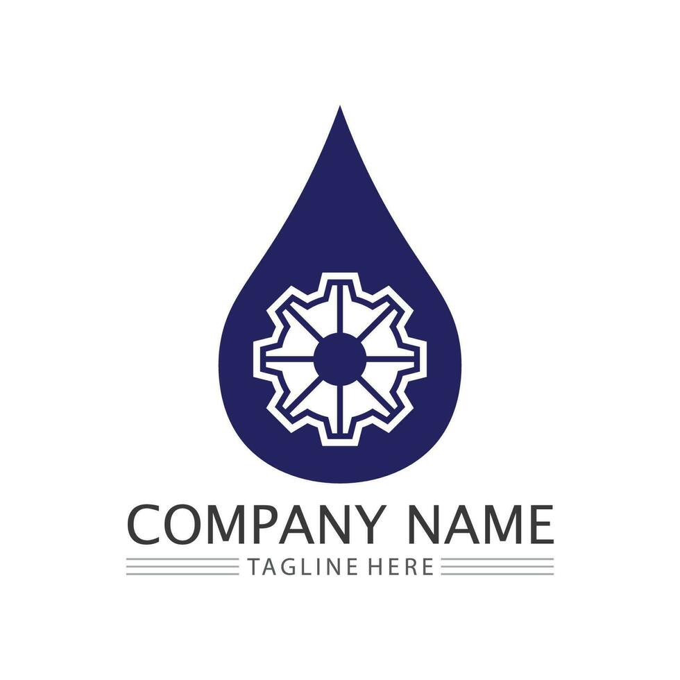 Gear Logo Template vector icon