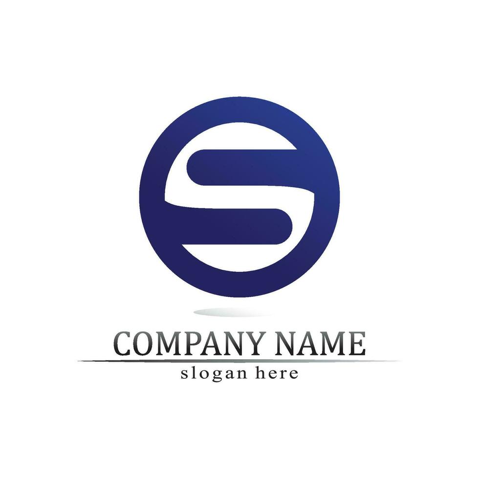 Business corporate S letter logo vector