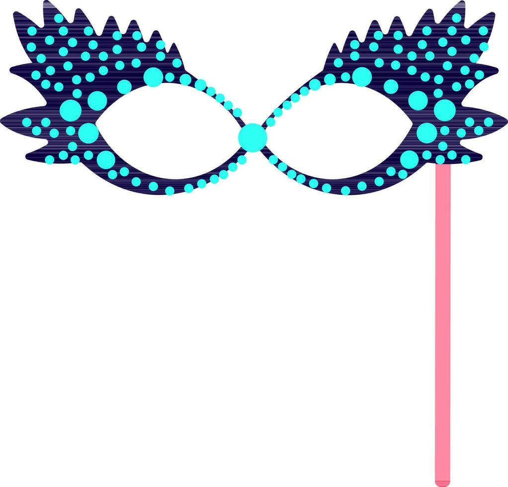 Carnival mask icon in isolated for luxury concept. vector