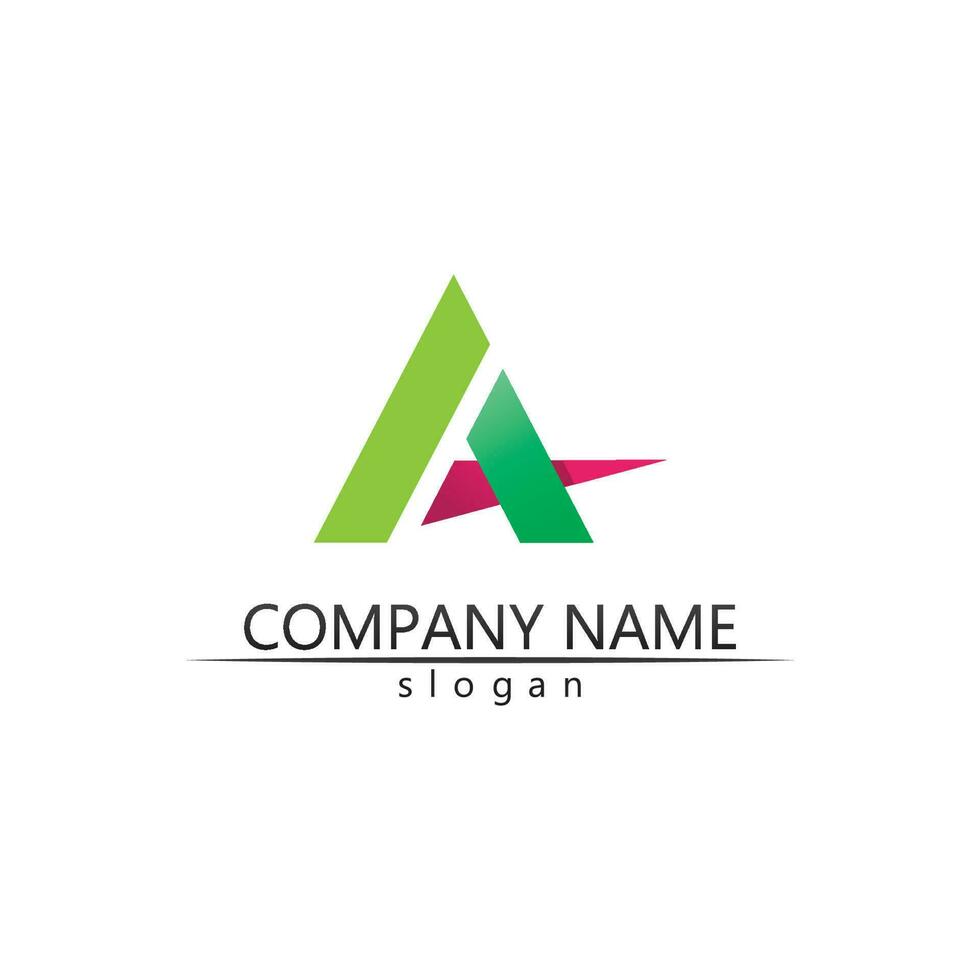 A Letter Logo Template vector