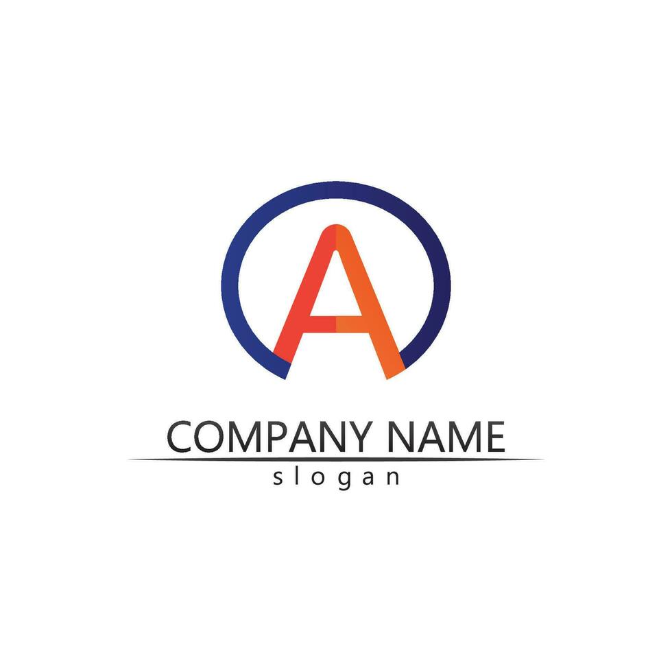 A Letter Logo Template vector