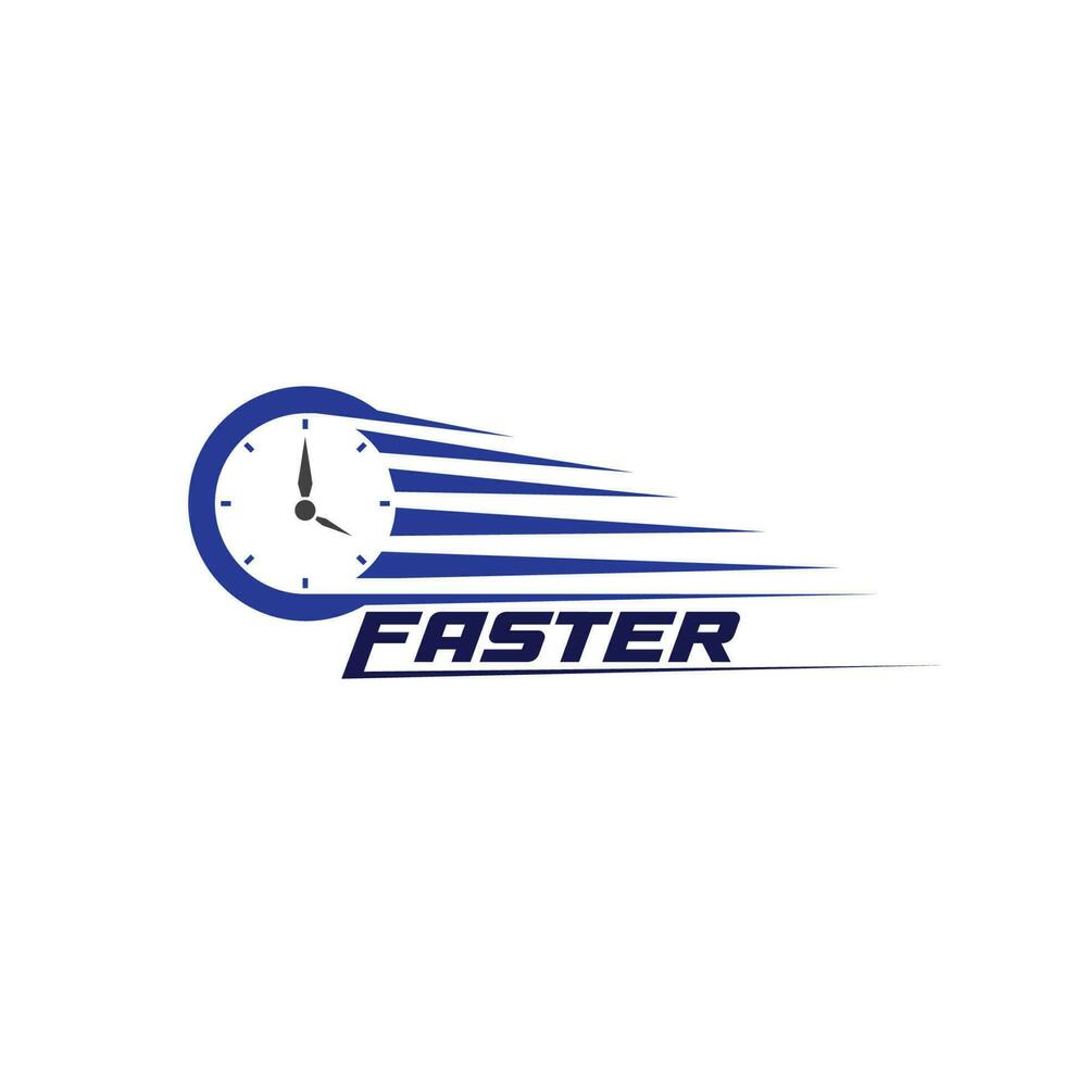 Faster Logo Template vector icon
