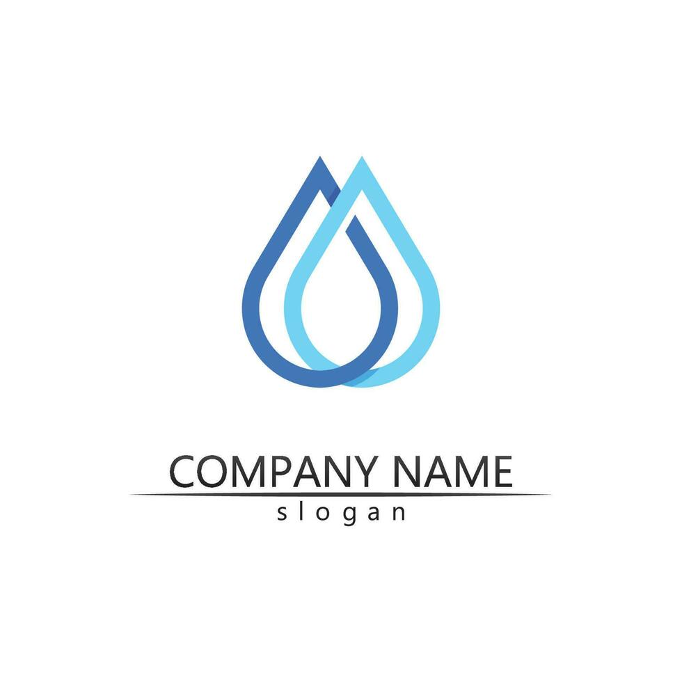 Water wave icon vector