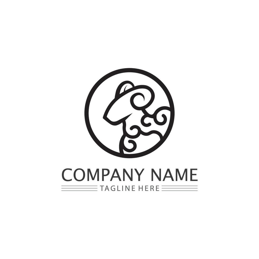 Sheep vector icon
