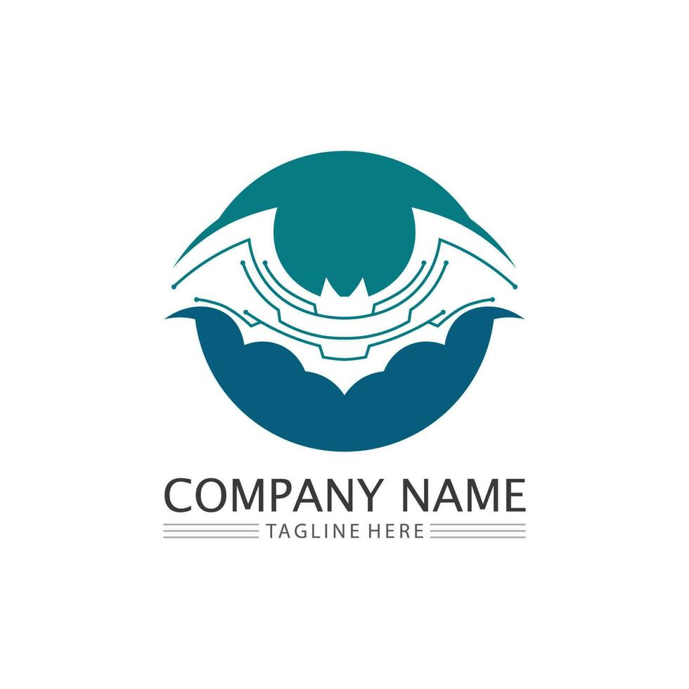 bat vector icon logo template