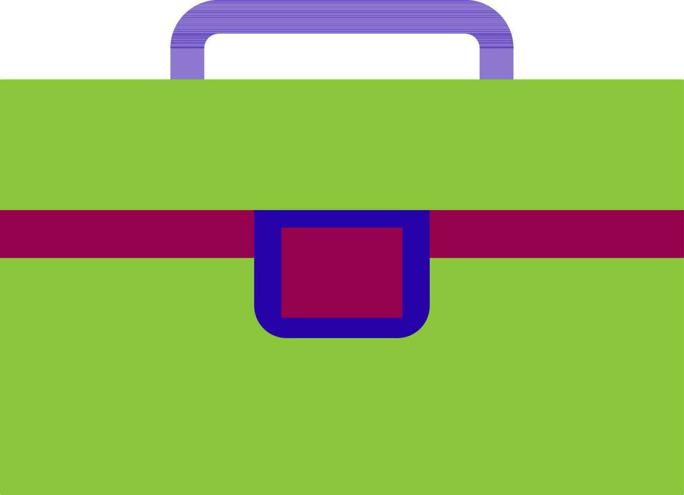 Illustration of a bag. vector