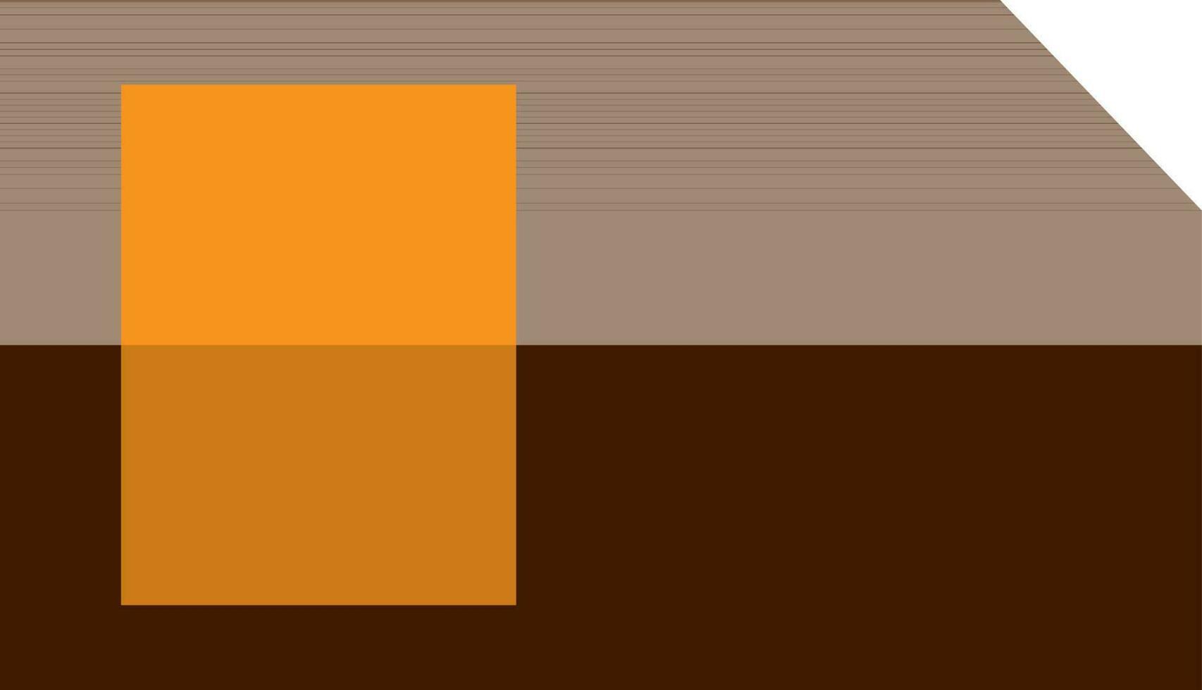 Isolated memory card in brown and orange color. vector