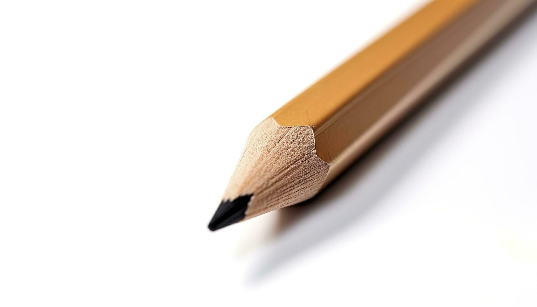 Pencil isolated on white background, generate ai photo