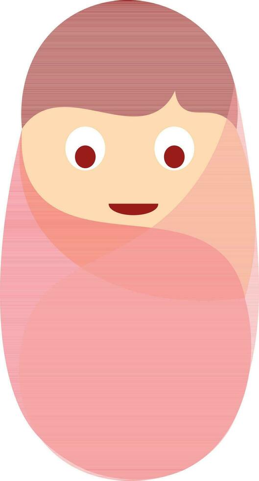 Vector illustration of Newborn baby icon.