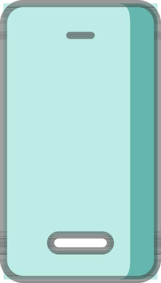 Smartphone icon in blue color. vector