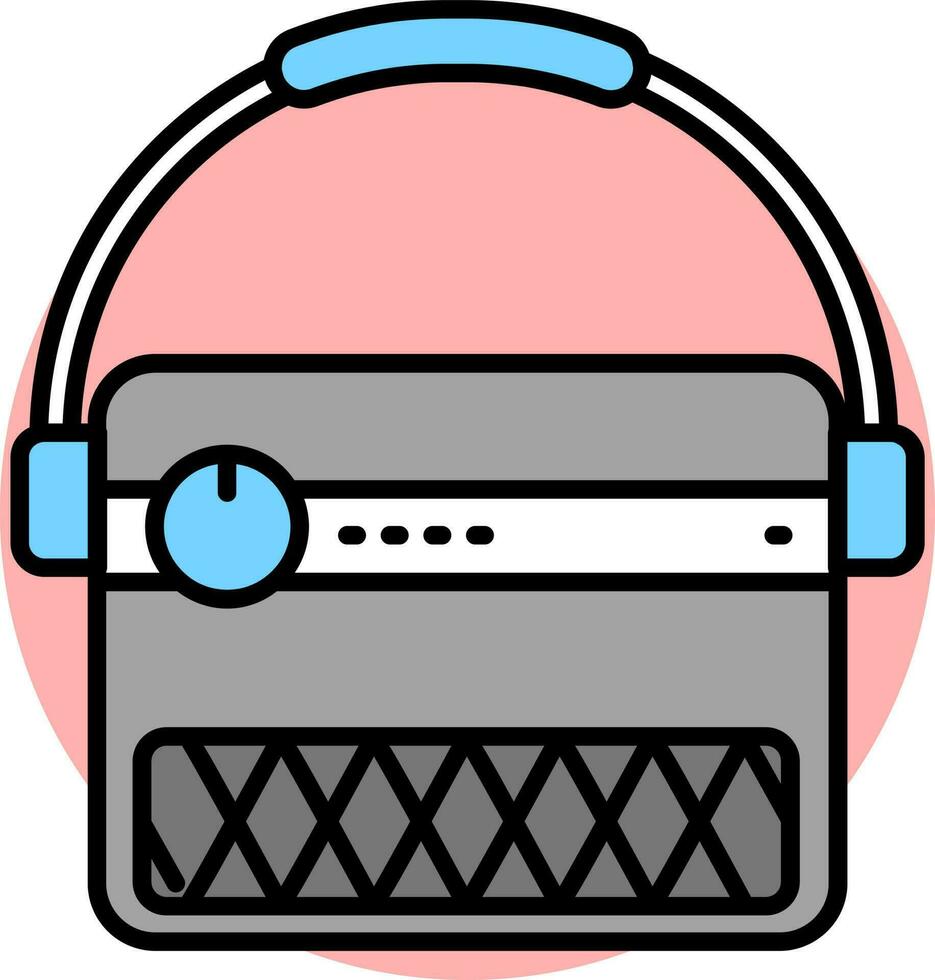 Vector illustration of Radio icon.