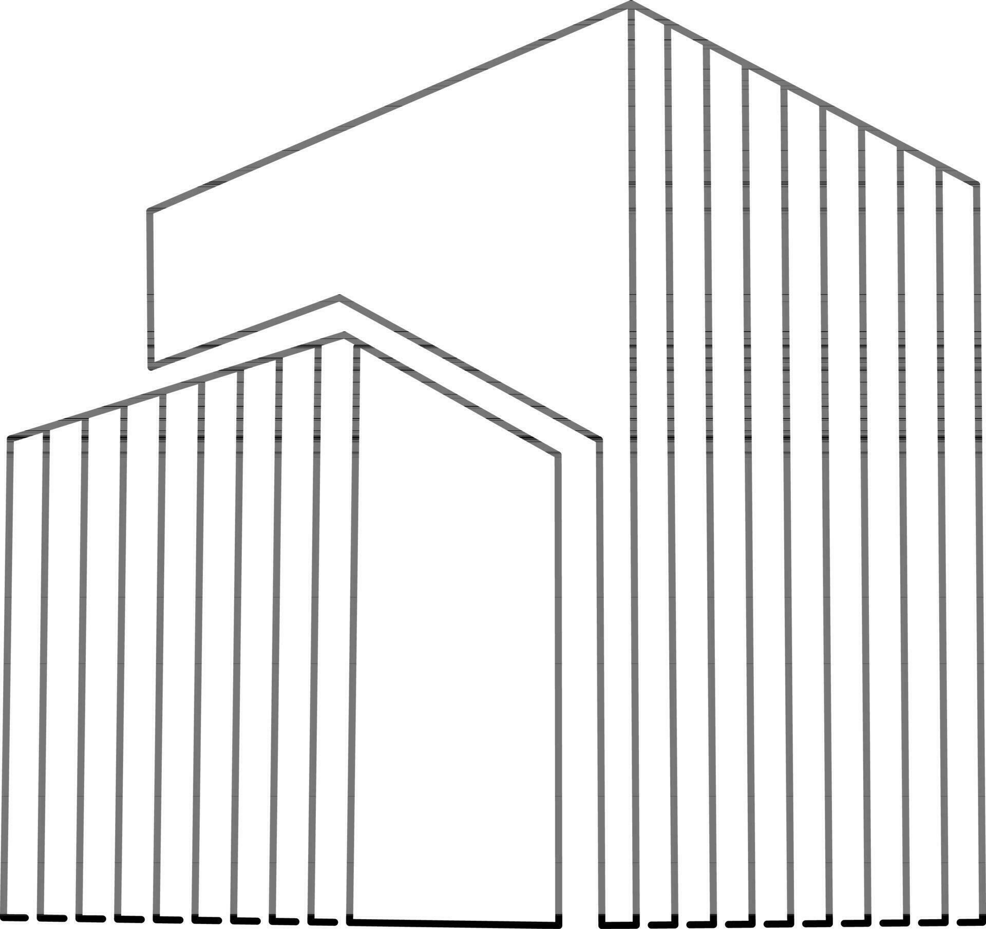 Flat style building. 24369975 Vector Art at Vecteezy