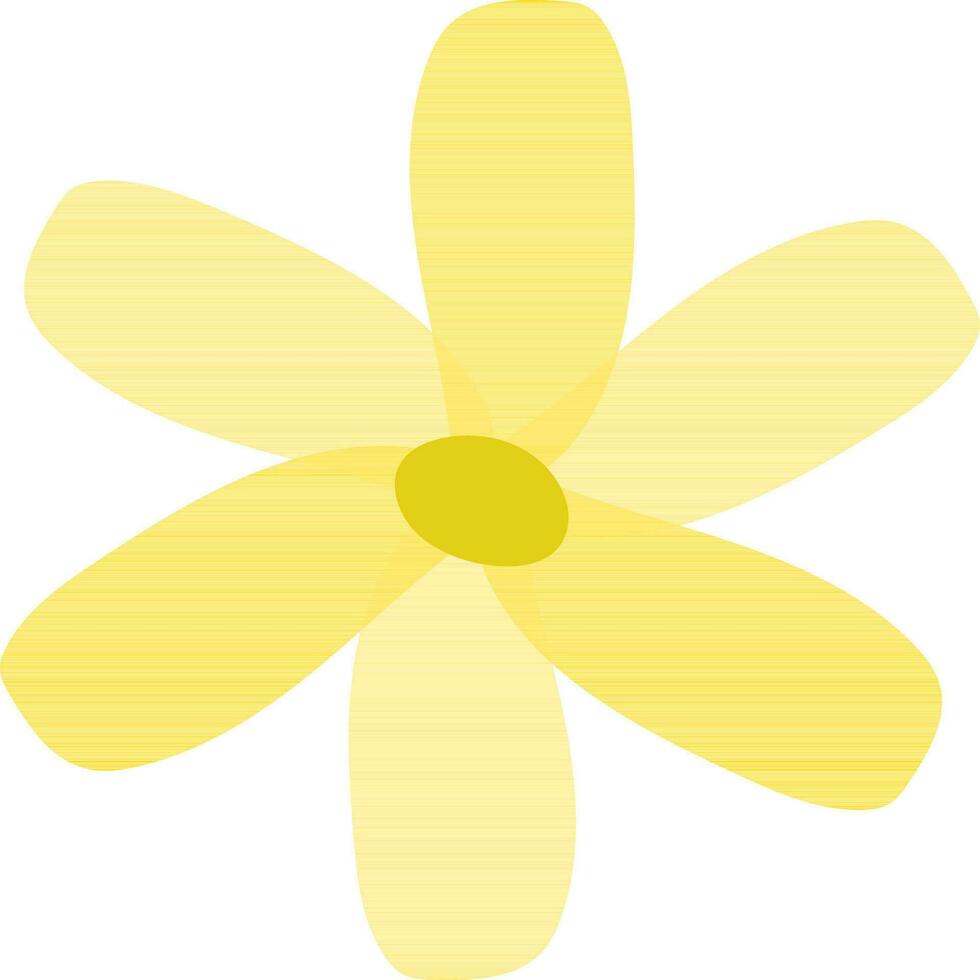 Beautiful flower on white background. vector