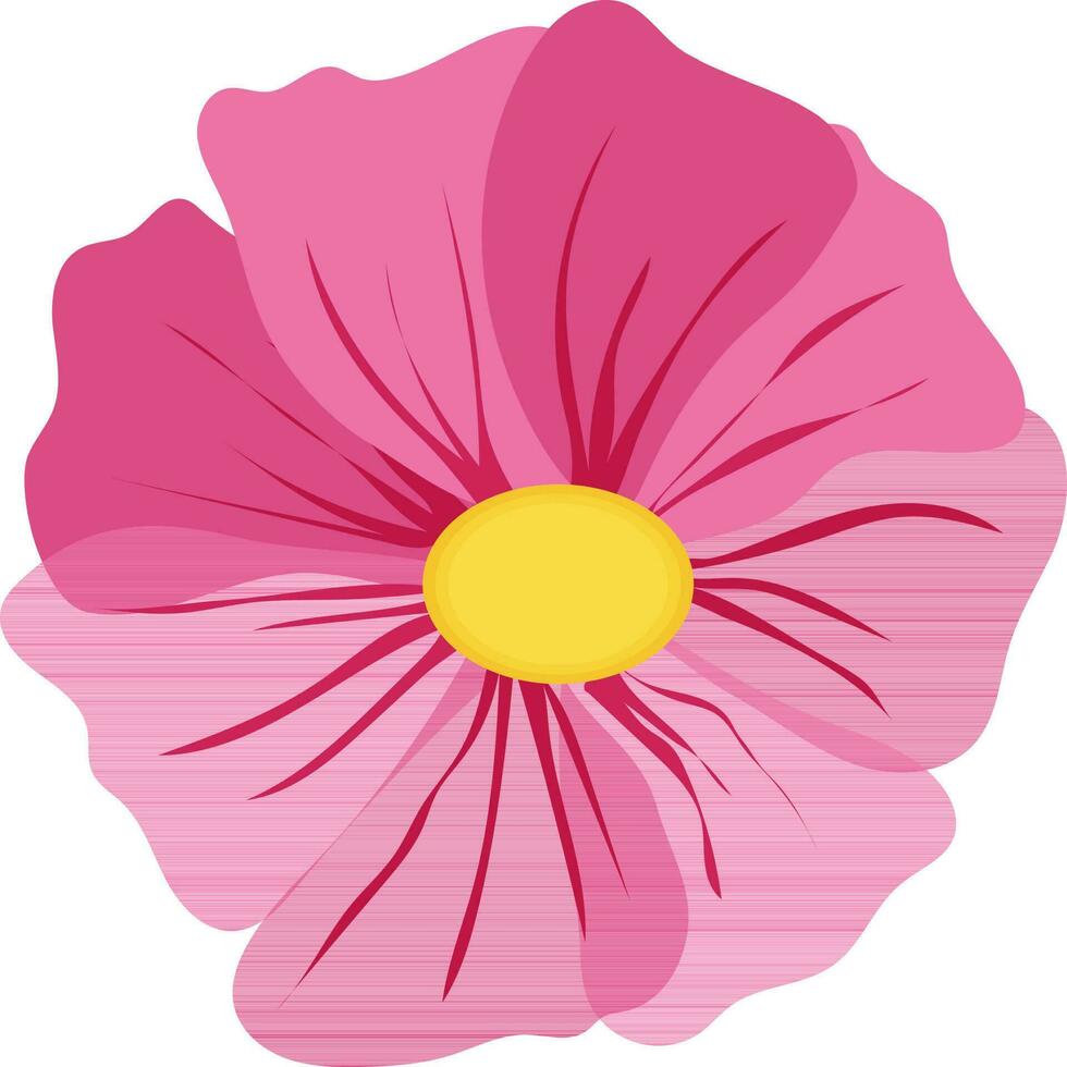 Abstract beautiful pink flower. vector
