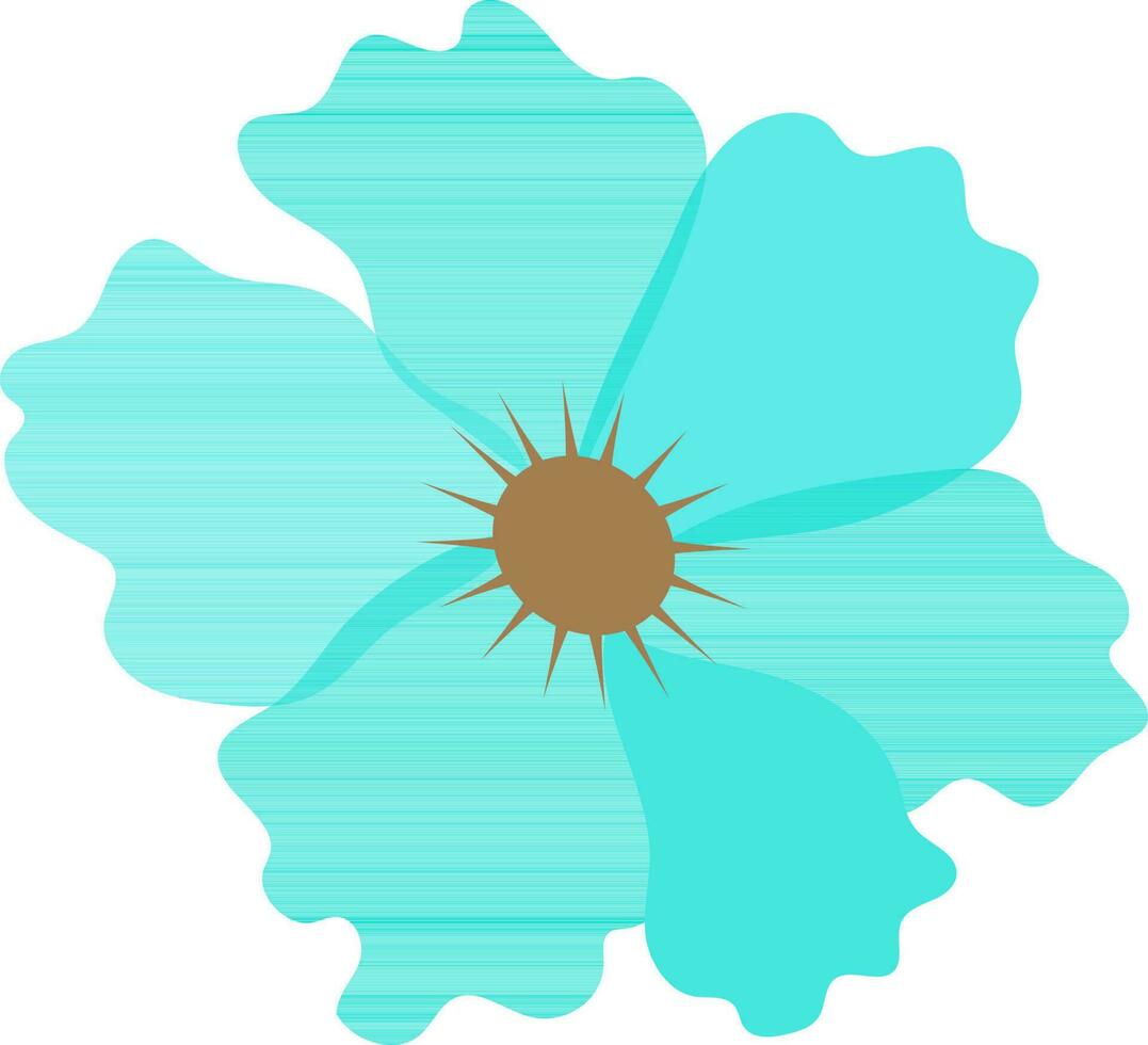 Beautiful blue flower design. 24370284 Vector Art at Vecteezy