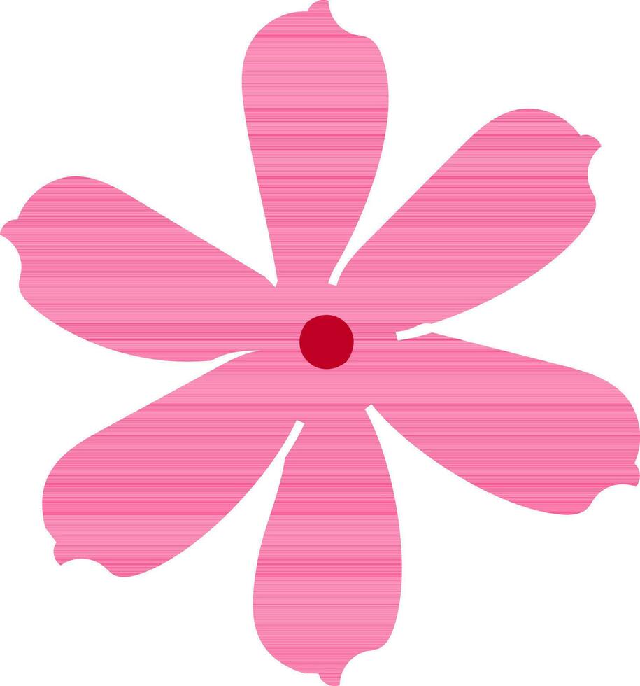 aislado icono de flor en rosado color. vector