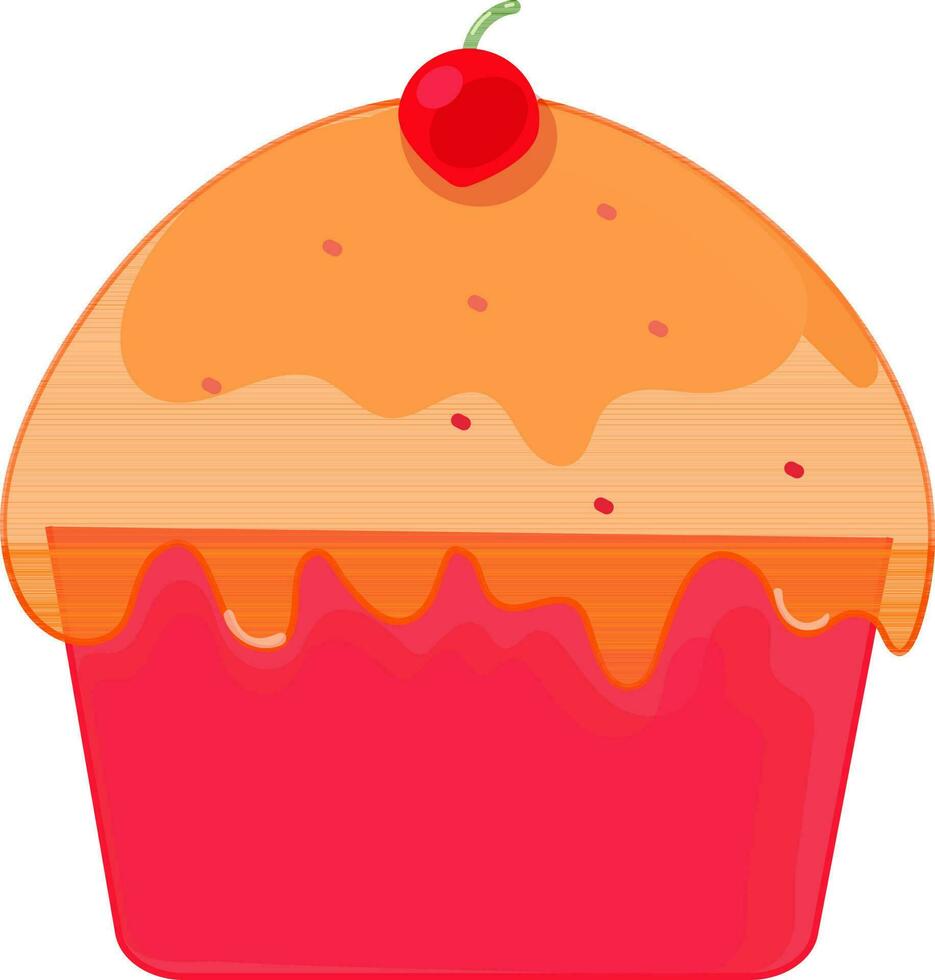 ilustración de un taza pastel. vector
