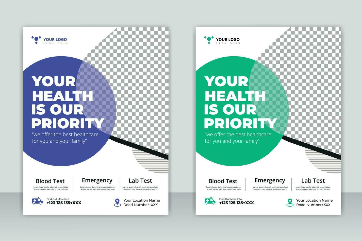 healthcare cover a4 template design and flat icons for a report and medical brochure design, flyer, leaflets decoration for printing and presentation vector. vector