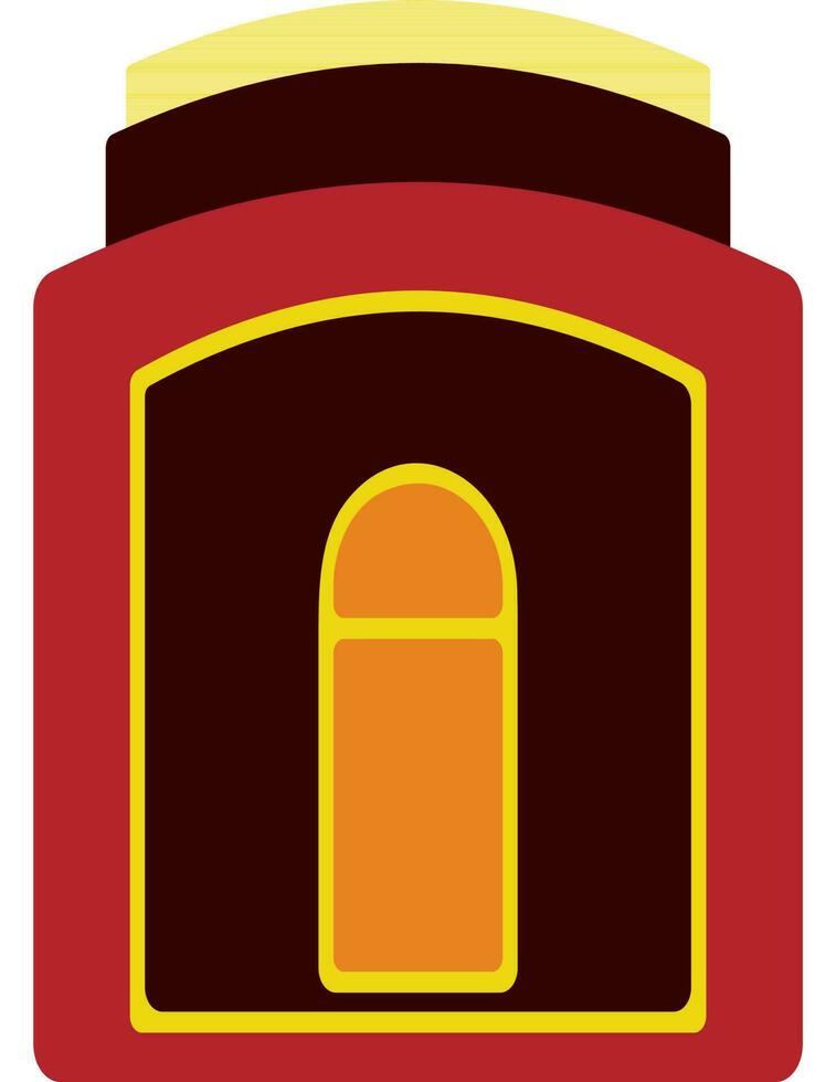 Building in flat style. vector