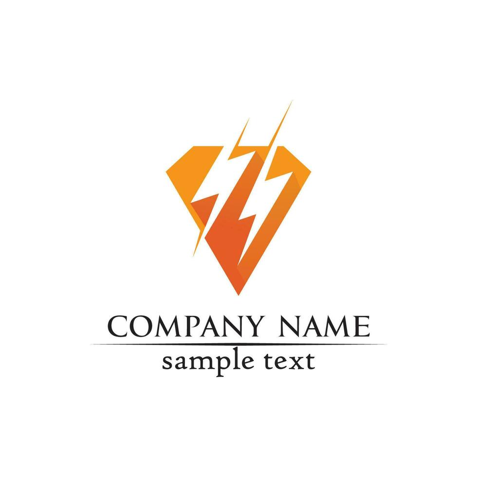 Diamond and Jewel design vector Logo Template symbol