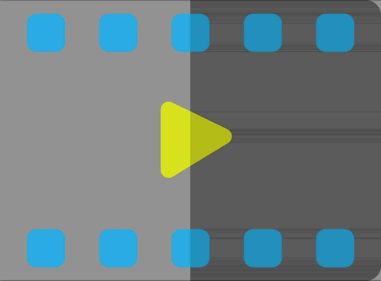 Film video play button. vector