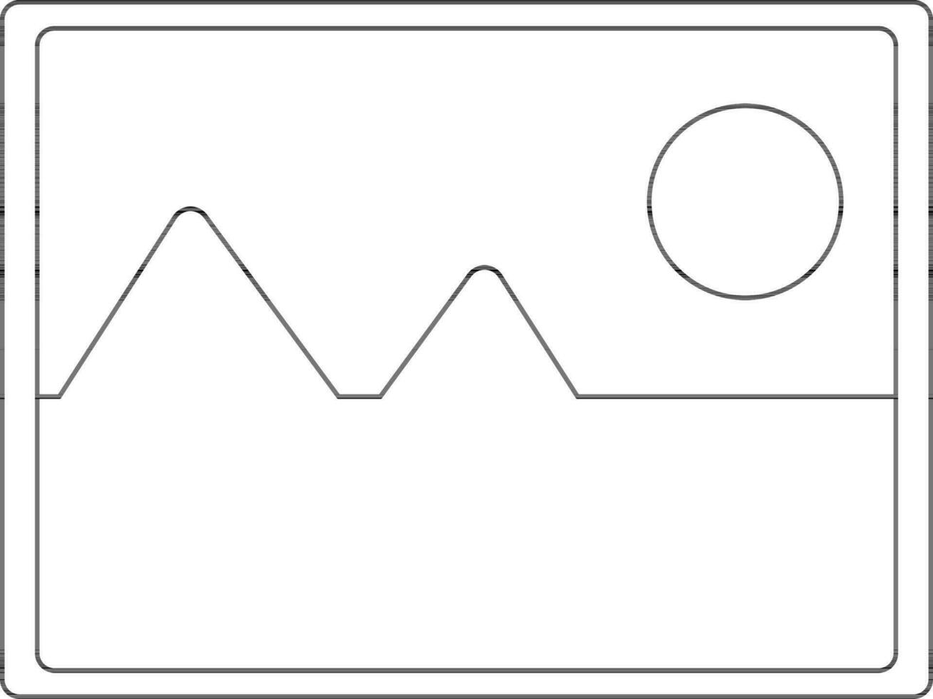 Nature picture in black line art. 24371253 Vector Art at Vecteezy