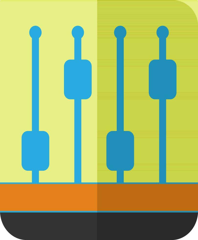 plano estilo ajustamiento niveles vector