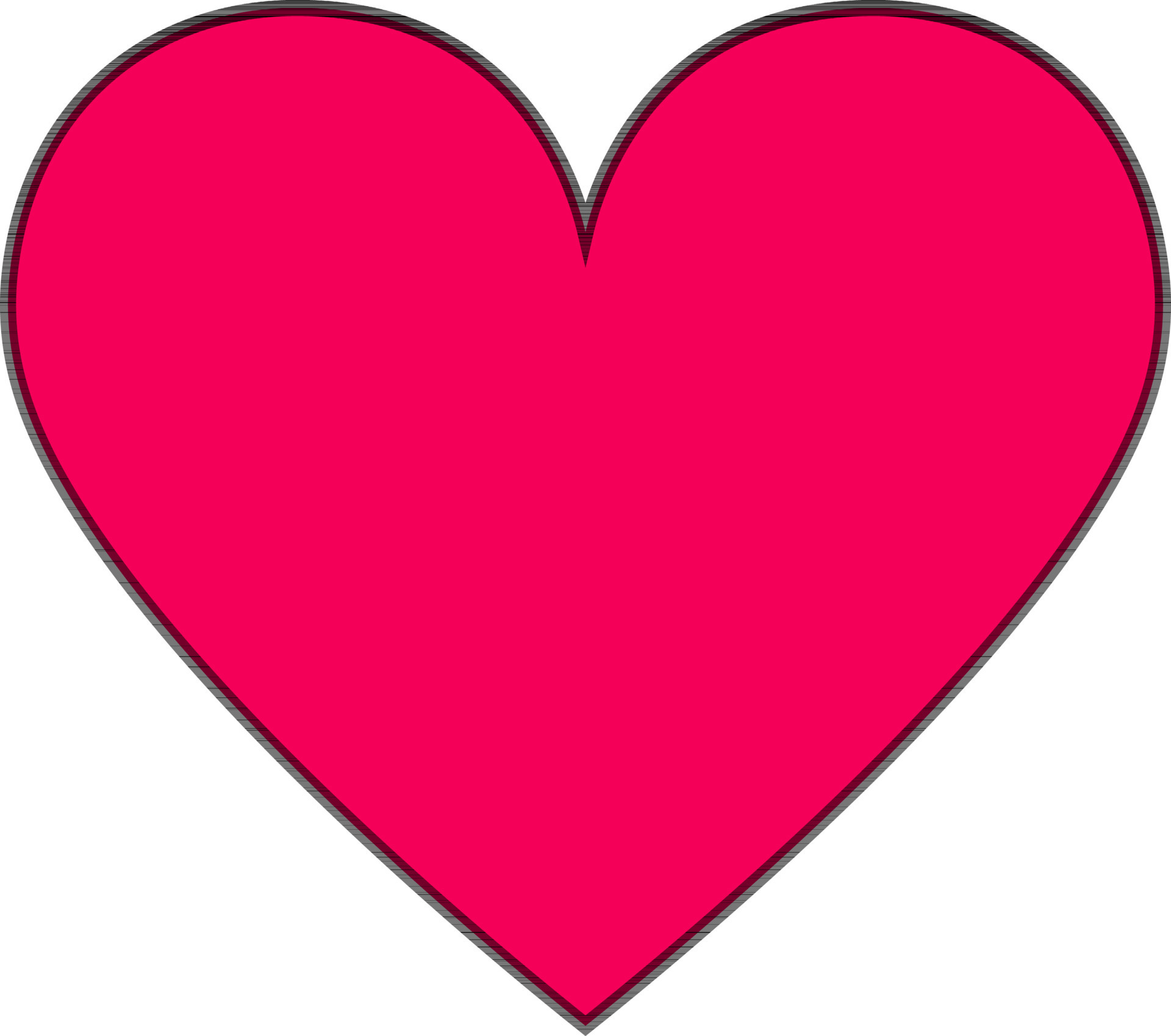 Pink heart in flat style. 24371546 Vector Art at Vecteezy