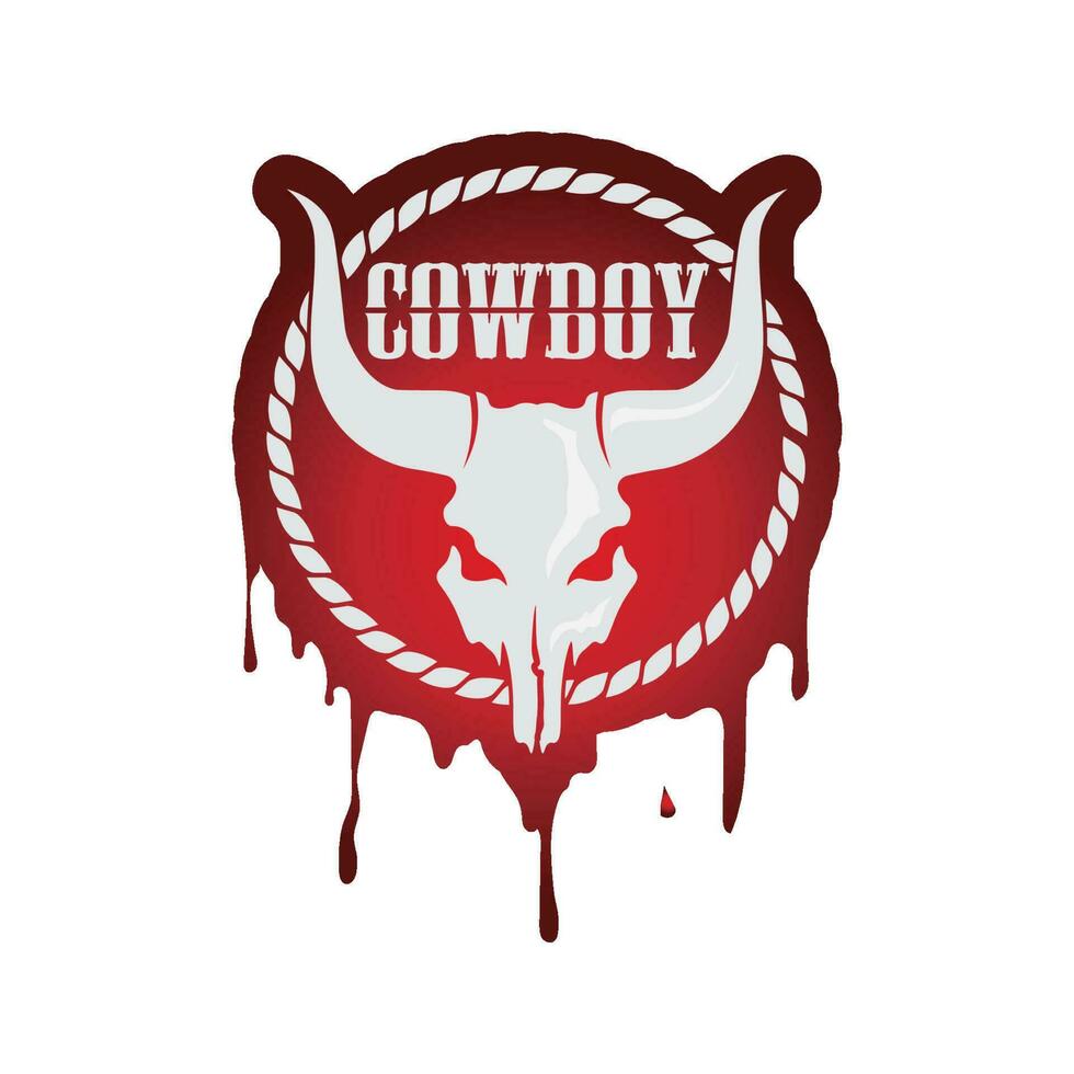 cowboy hat logo icon vector design template