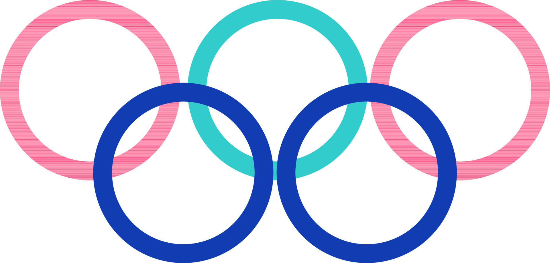 Color style of olympic ring icon in isolated. 24371795 Vector Art at