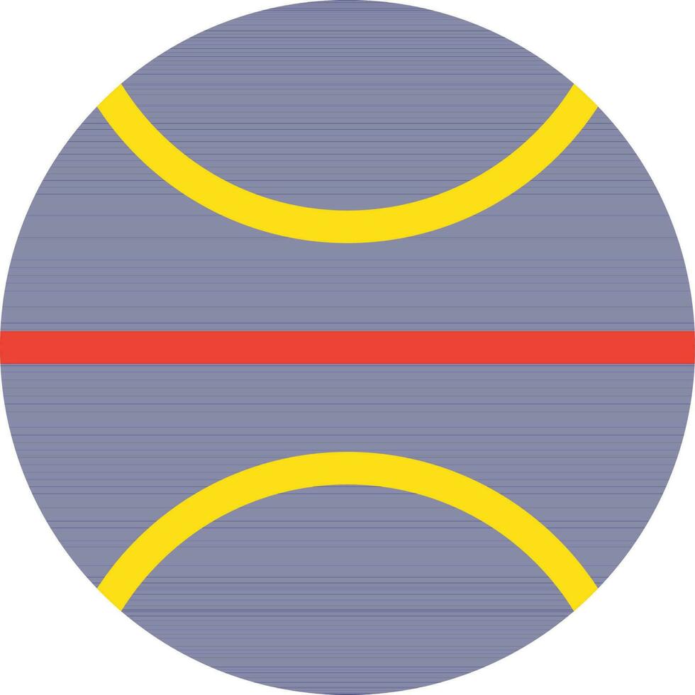 Illustration of a round ball. vector