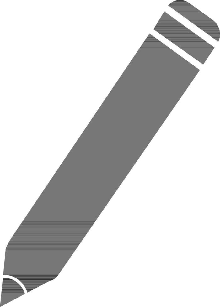 Flat illustration of a pen. vector