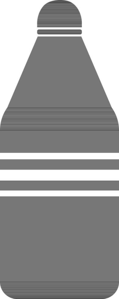 Flat illustration of a bottle. vector