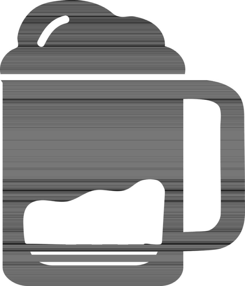Vector beer mug sign or symbol.