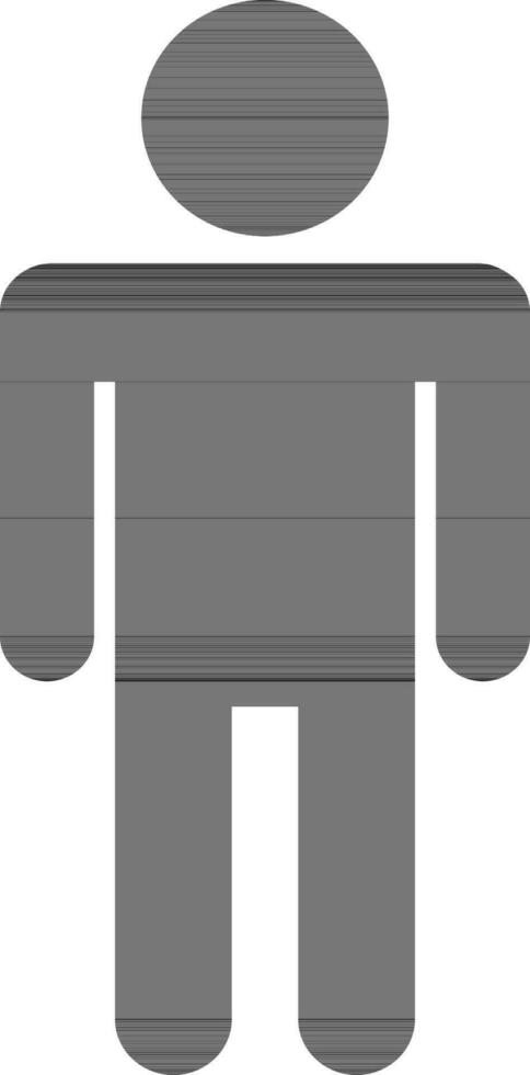 Vector illustration of man icon.