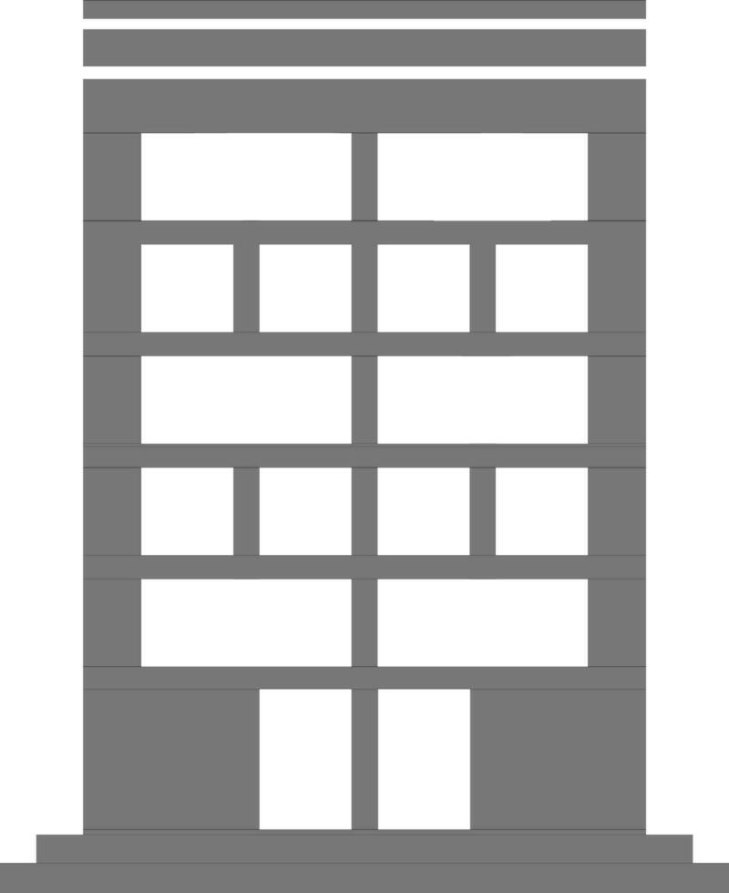 Illustration of a building. vector