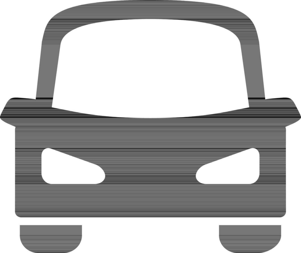 Flat illustration of a car. vector