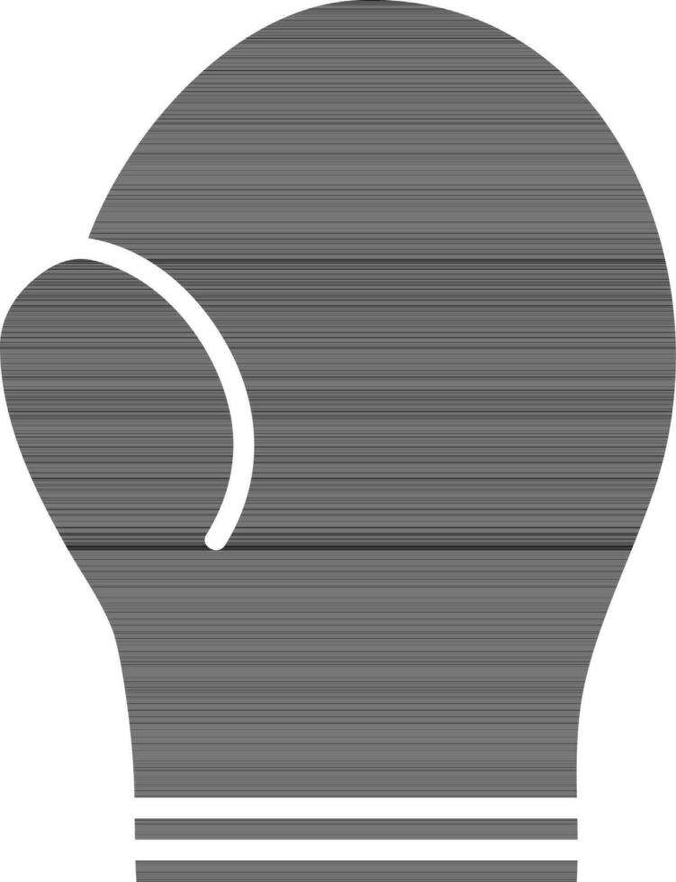 Flat illustration of a boxing glove. vector