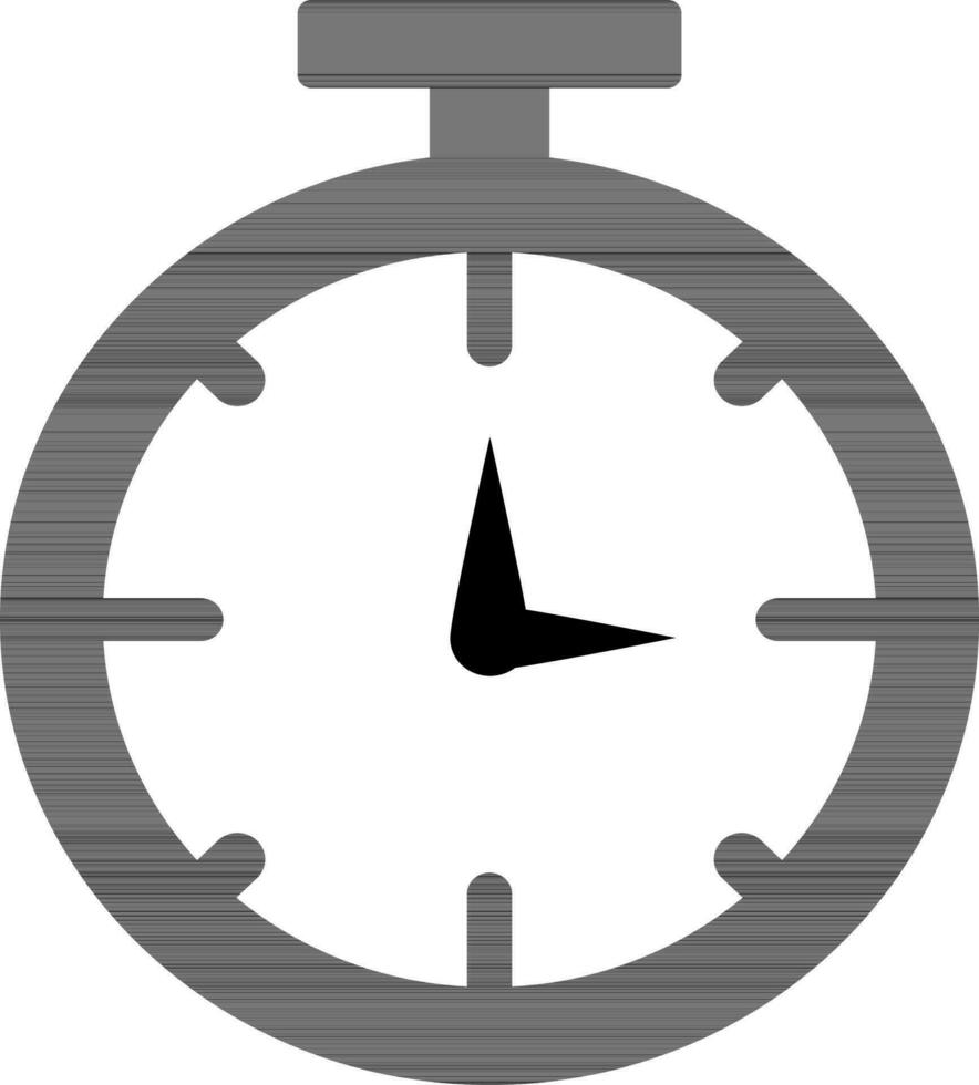 Alarm clock or stop watch icon. vector