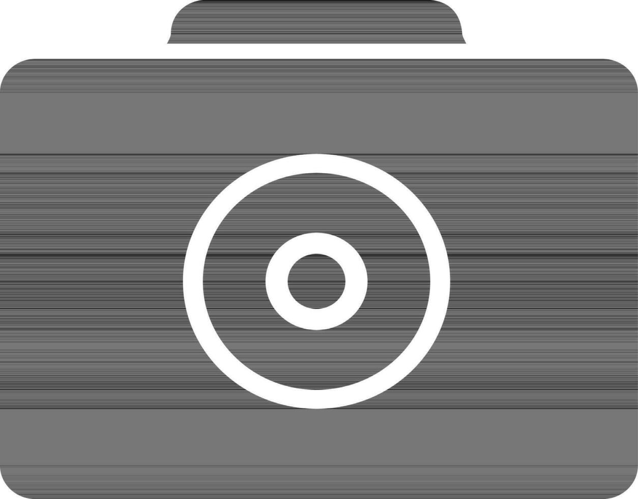 Flat illusrtration of a camera. vector