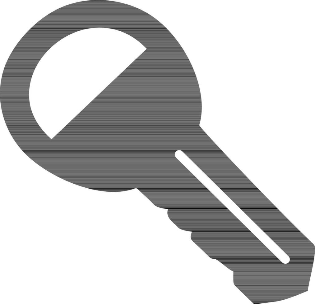 Glyph icon of key. vector